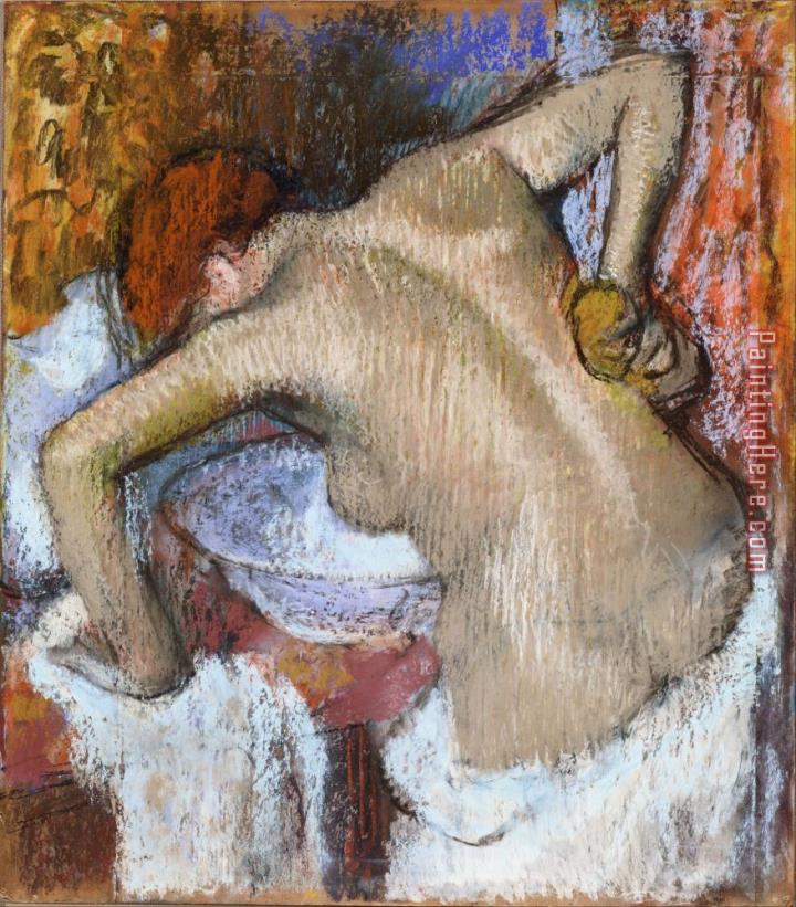 Edgar Degas Woman Sponging Her Back